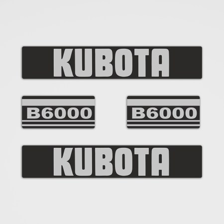 Kubota B6000 Aufkleber