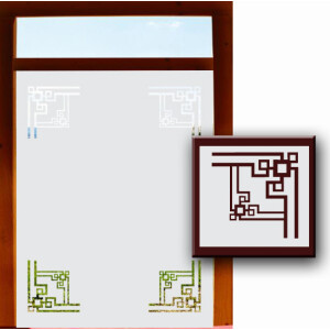 Sichtschutzfolie Badezimmerfenster