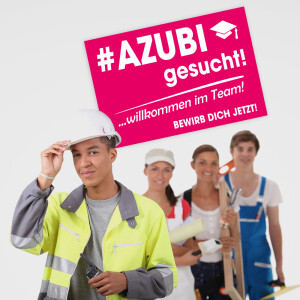 AZUBI gesucht Aufkleber