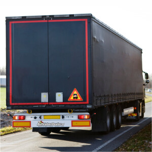 &quot;Toter Winkel Aufkleber&quot; Warnzeichen Sicherheitsaufkleber f&uuml;r LKW und Busse.