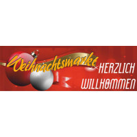 Werbebanner Weihnachtsmarkt