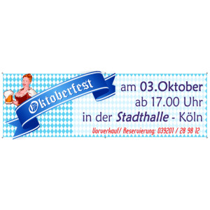 Werbebanner Oktoberfest