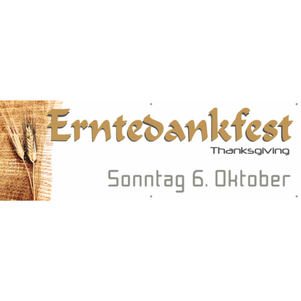 Werbebanner Erntedankfest