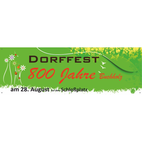 Werbeplane Dorffest