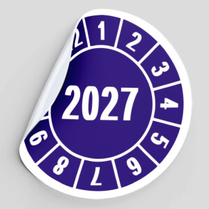 Pr&uuml;fplakette Jahrespr&uuml;fplakette 2027