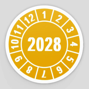 Pr&uuml;fplakette Jahrespr&uuml;fplakette 2028