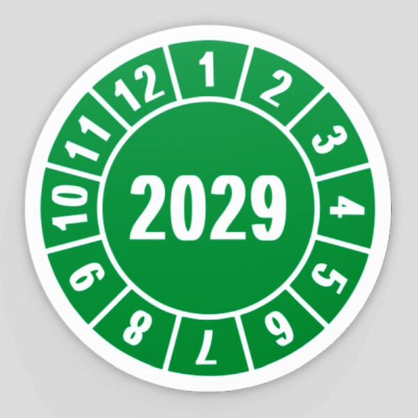 Prüfplakette Jahresprüfplakette 2029