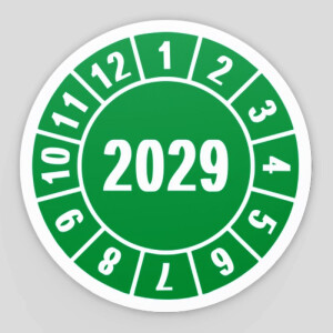 Pr&uuml;fplakette Jahrespr&uuml;fplakette 2029