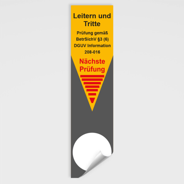 Grundplakette Leitern und Tritte