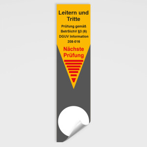 Grundplakette Leitern und Tritte