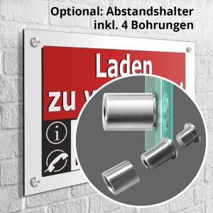 Laden zu vermieten Schild und Aufkleber