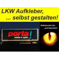 Aufkleber für LKW