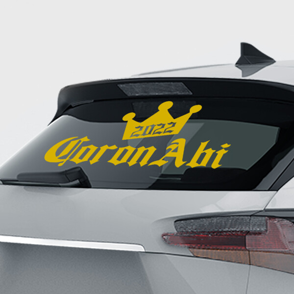 Coronabi Aufkleber Abitur 2020 - Corona Abi