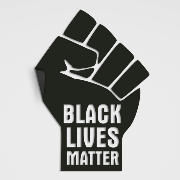 Autoaufkleber "black lives matter"