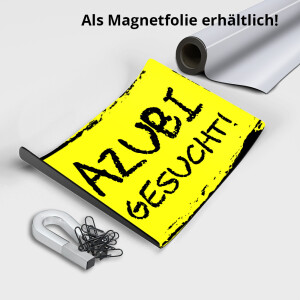 Azubi gesucht Magnetschild