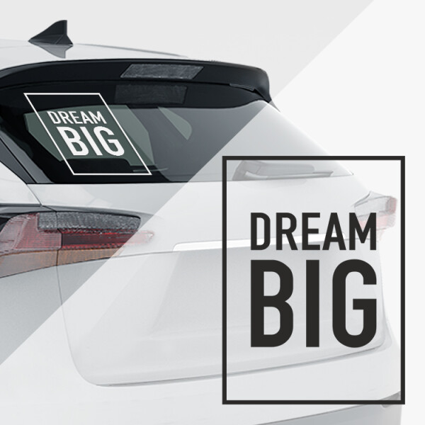 Sticker "Dream Big"