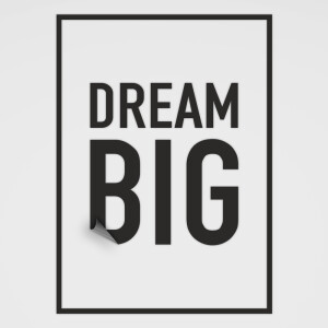 Sticker &quot;Dream Big&quot;