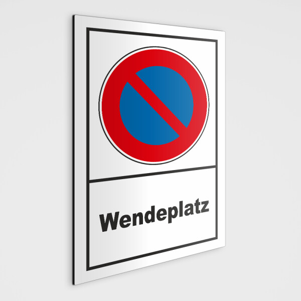 Hinweisschild - Wendeplatz