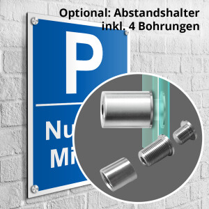 Hinweisschild - Parkplatz nur f&uuml;r Mieter