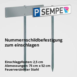 Behinderten-Parkplatz als Schild oder Aufkleber