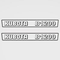 Kubota B1200 Aufkleber Set