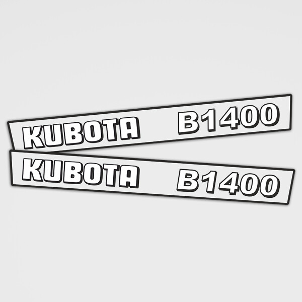 Kubota B1400 Aufkleber Set