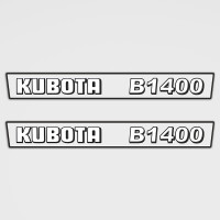 Kubota B1400 Aufkleber Set