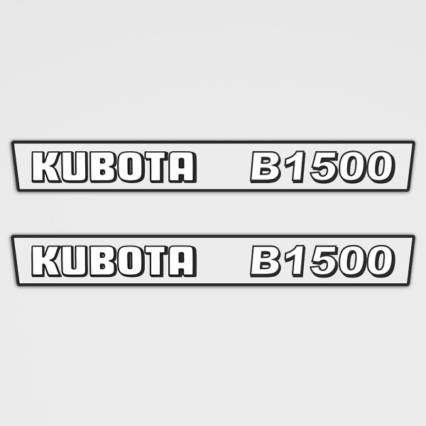 Kubota B1500 Aufkleber Set