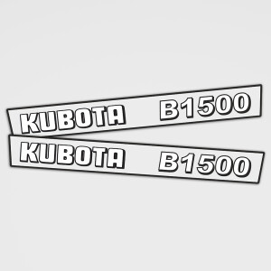 Kubota B1500 Aufkleber Set