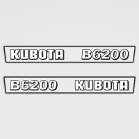 Kubota B6200 Aufkleber Set