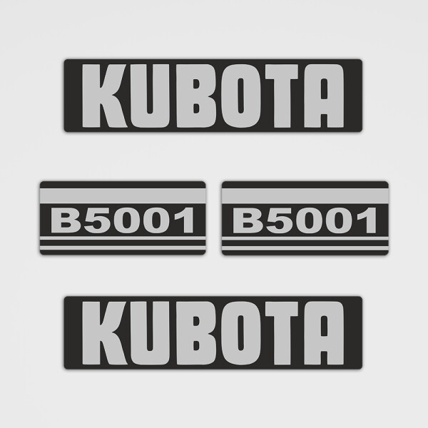 Kubota B5001 Aufkleber Set