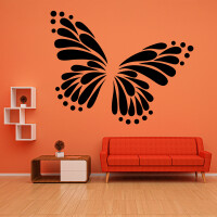 Wandtattoo Schmetterling Silhouette