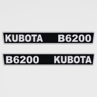 Kubota B 6200 Aufkleber Set