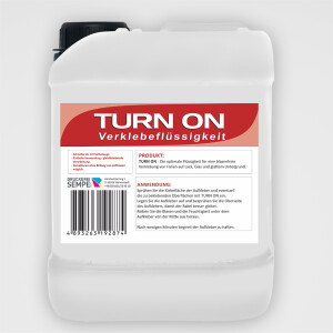 TURN ON - Die perfekte Verklebefl&uuml;ssigkeit 5 Liter