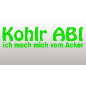 Abituraufkleber "Kohlr ABI "