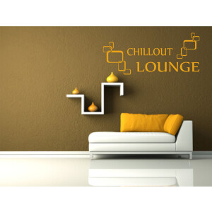 Wandtattoo &quot;Chill Out LOUNGE&quot;