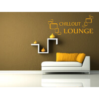 Wandtattoo "Chill Out LOUNGE"