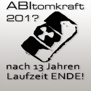 Abituraufkleber "Atomkraft"