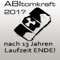 Abituraufkleber &quot;Atomkraft&quot;