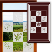 Fenstersticker Blumen