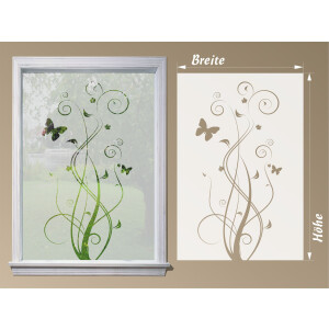 Fensterfolie Blume