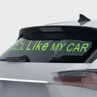 Heckscheibensticker, Auto Aufkleber &quot;I LIKE MY CAR&quot;