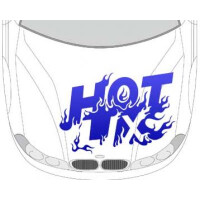 Autoaufkleber für die Motorhaube "Hot Lix"