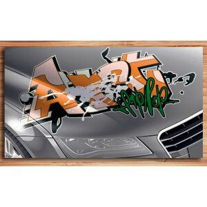 Aufkleber f&uuml;rs Auto, Autoaufkleber Graffiti Style &quot;HipHop Art&quot;