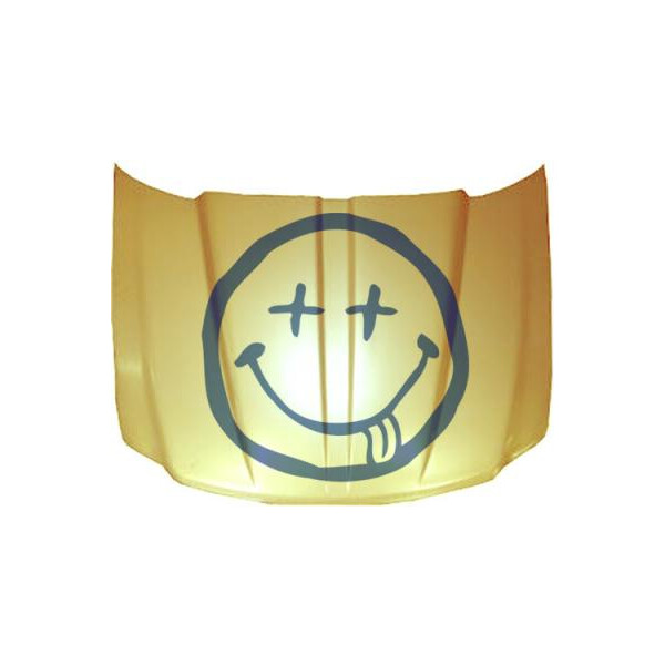 Autoaufkleber für die Motorhaube "smiley Aufkleber"