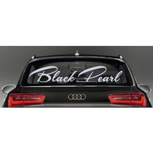 Autoaufkleber Heckscheibenaufkleber "Black Pearl"