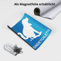 HUNDETOILETTEN Schild