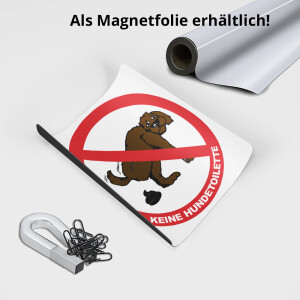 Schild - Hier ist keine Hundetoilette!