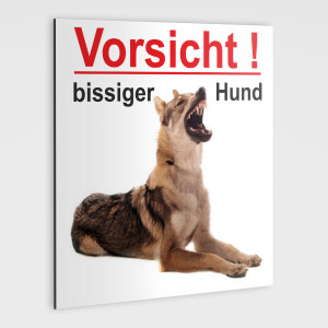 Schild - Vorsicht bissiger Hund!