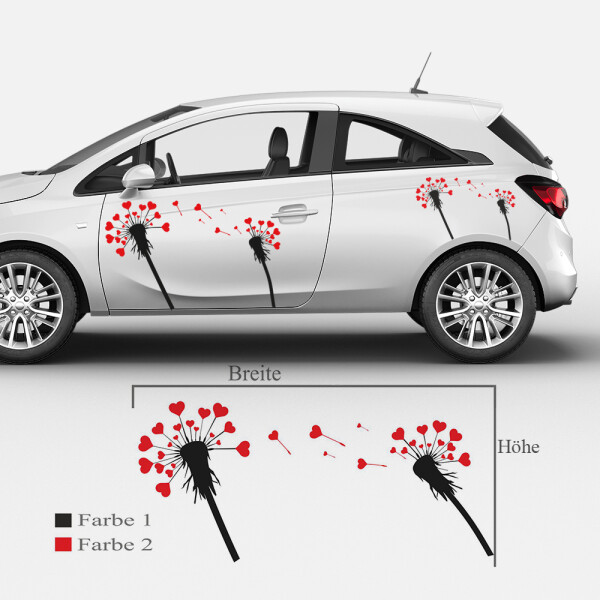 Autoaufkleber "Pusteblume" Aufkleber fürs Auto